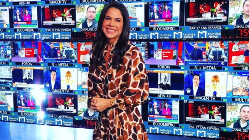 Paola Rojas paraliza Instagram al lucir su curvilínea figura con entallado vestido en Televisa 