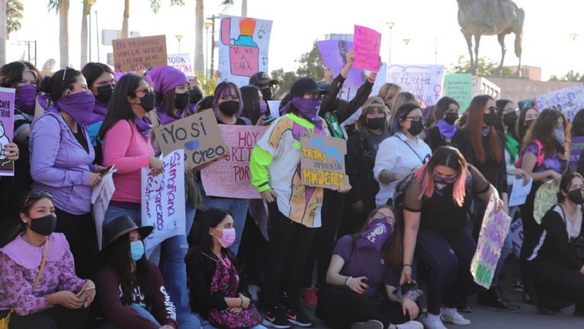 Día de la Mujer: Cientos de mujeres salen a las calles de Ciudad Obregón y alzan la voz