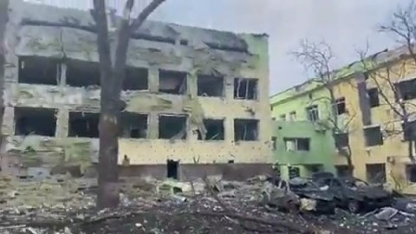 (FUERTE VIDEO) Guerra entre Rusia y Ucrania se intensifica: Denuncian bombardeo a hospital