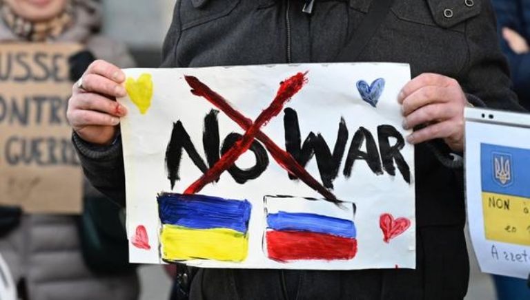 En diferentes puntos del mundo, se han movilizado para pedir el fin de la guerra entre Ucrania y Rusia