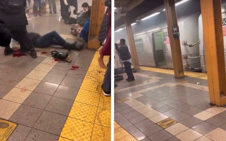 El tiroteo en el Metro de Nueva York dejó 13 heridos, hasta ahora