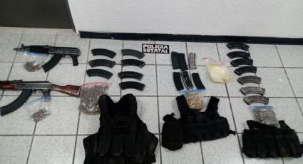 Golpe al narco en Sonora: Aseguran a cuatro sujetos, armas largas y vehículos blindados