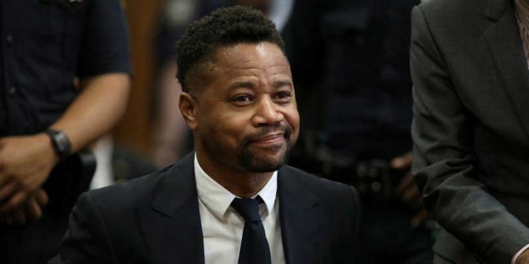 En la imagen, el actor Cuba Gooding Jr. en un tribunal de Nueva York