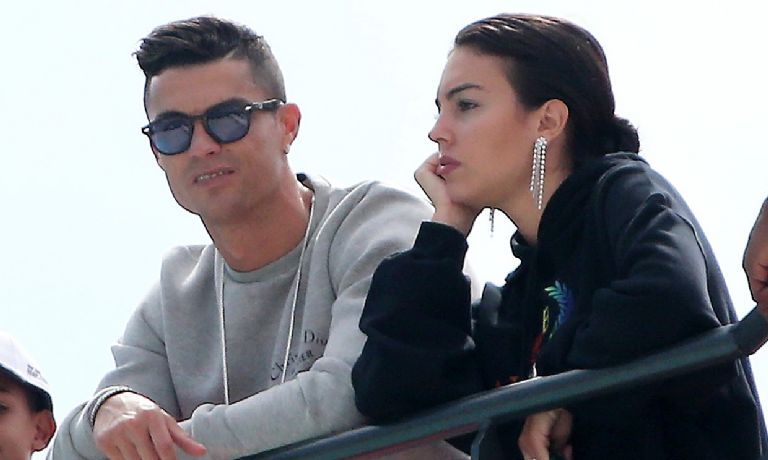 En la imagen, Cristiano Ronaldo y Georgina Rodríguez.