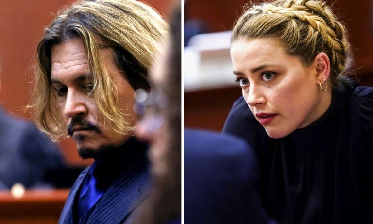 En la imagen, Johnny Depp y Amber Heard en su polémico juicio