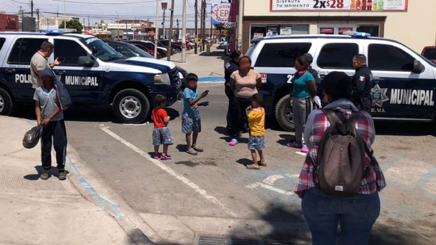 Sonora: Por agredir y ofender a policías, arrestan a hondureña frente a sus seis hijos