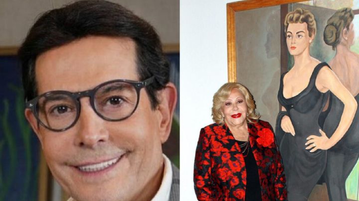 'Pepillo' Origel  presume que la pintura de Silvia Pinal, hecha por Diego Rivera, ya es de él
