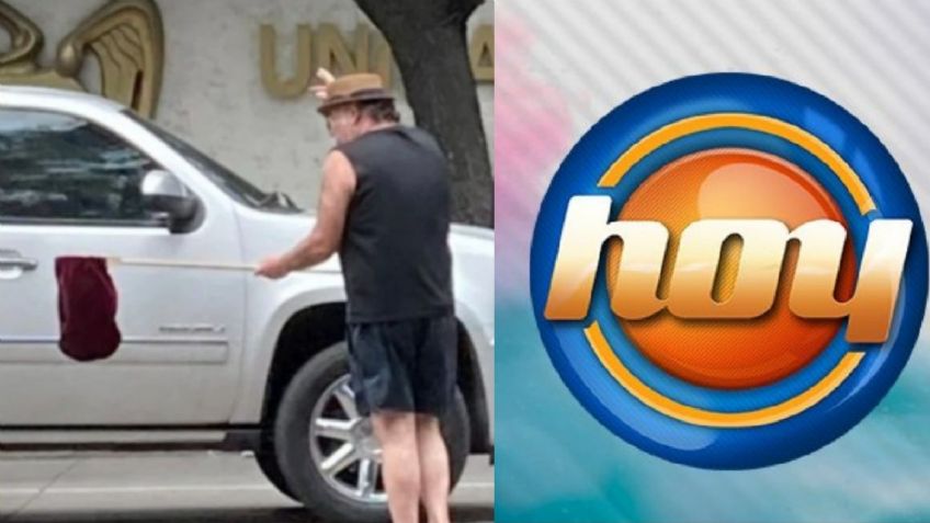 Tras limpiar vidrios en la calle y 4 años retirado de Televisa, exactor de TV Azteca llega a 'Hoy'