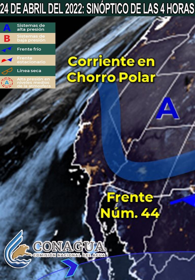 Conagua comparte el pronóstico del clima y el tiempo para Sonora