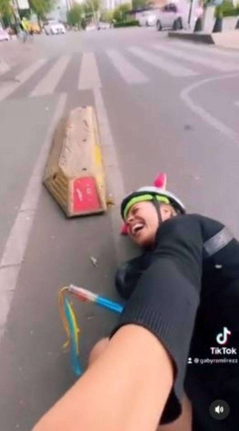 Gaby Ramírez sufre accidente