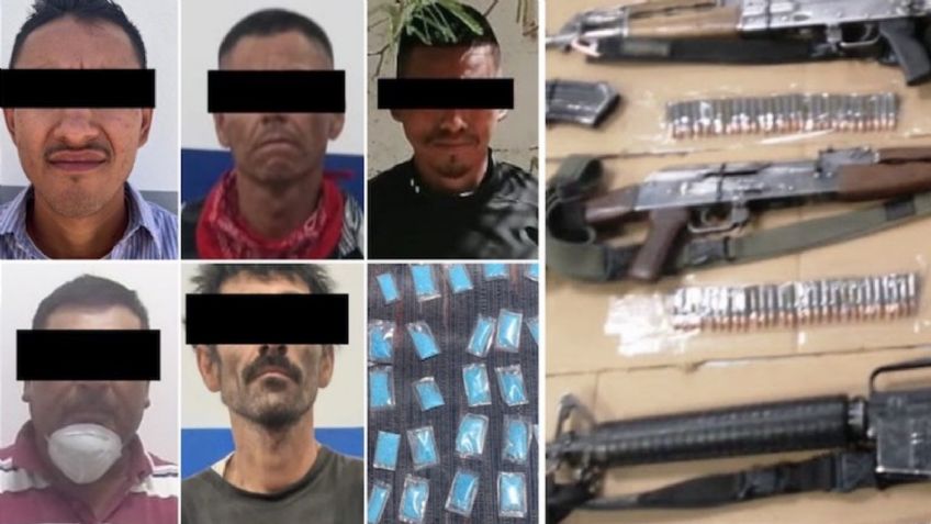 Detienen en Sonora a 37 presuntos delincuentes e incautan 717 dosis de narcóticos