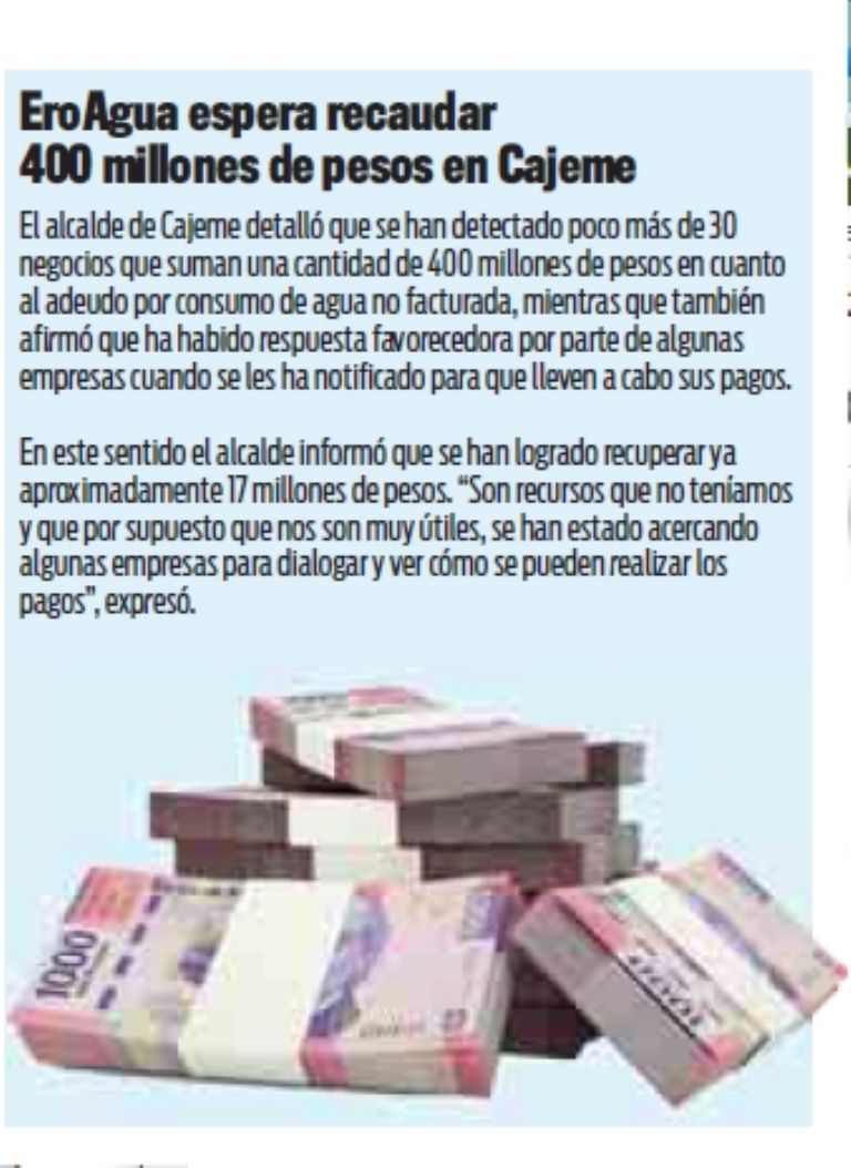 Cobros al agua traen disputas legales en Cajeme