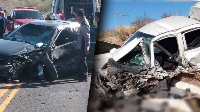Dos muertos y tres heridos, el saldo de un accidente en la carretera Hermosillo-Ures