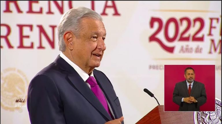 En la imagen, AMLO habla sobre el Plan Antiinflacionario