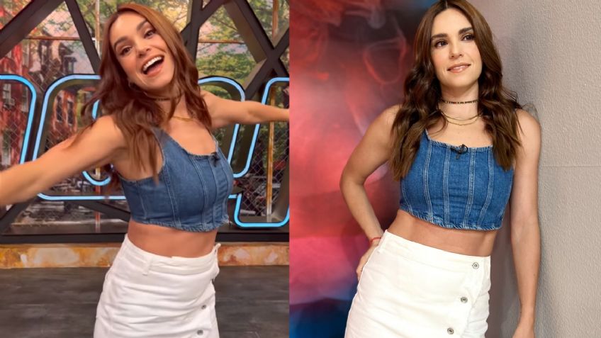 Tania Rincón presume pierna en 'Hoy' con su minifalda más coqueta y provoca suspiros en Televisa