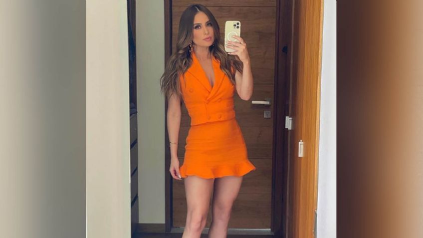 Cynthia Rodríguez desmiente rumor de embarazo y presume su abdomen con coqueto 'look' en 'VLA'