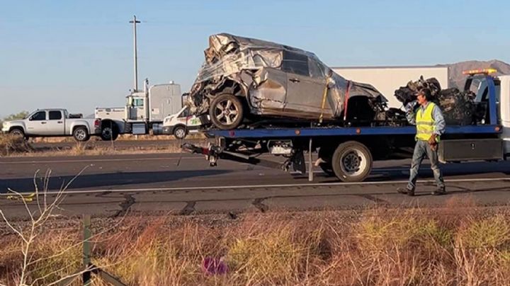 Identifican a migrantes mexicanos fallecidos en accidente al norte de Tucson