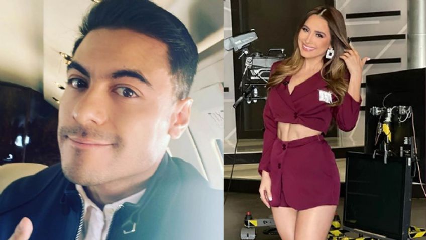 Cynthia Rodríguez presume minicintura desde TV Azteca y Carlos Rivera cae rendido: "Chiquitita"