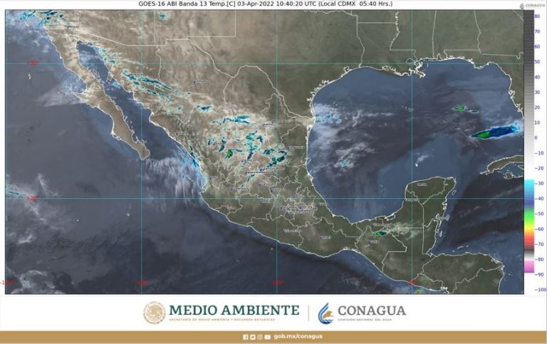 Conagua comparte el pronóstico del clima y el tiempo de este domingo