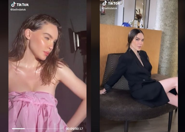 En la imagen, los videos de Belinda que mostrarían que está 'renovada'