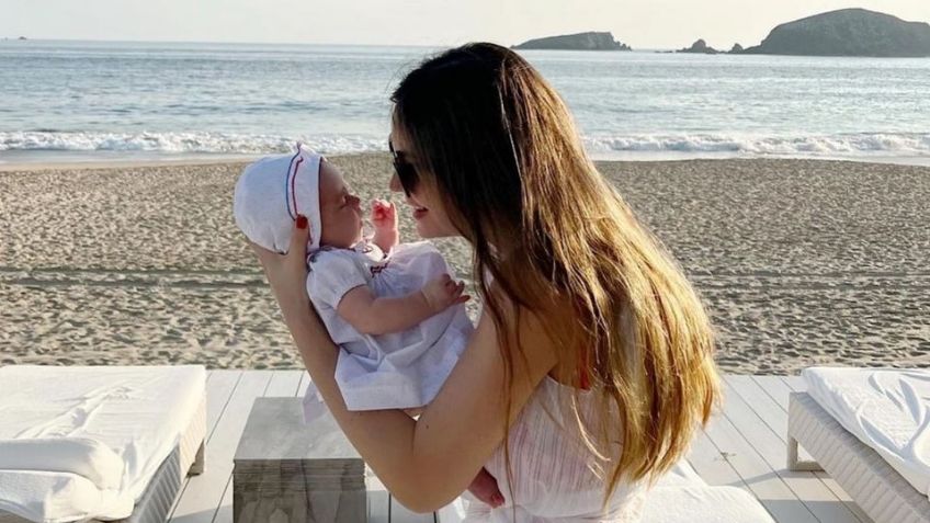 La exMiss Universo, Ximena Navarrete, presume la lujosa decoración del bautizo de su hija