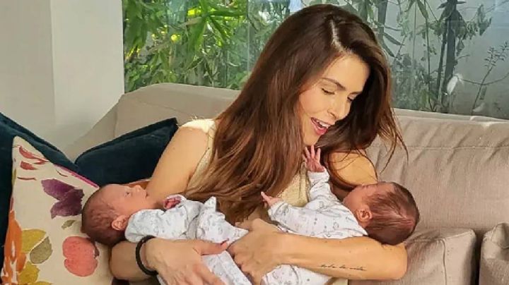 Claudia Álvarez confiesa que a veces confunde a sus mellizos y despierta reacciones en Instagram