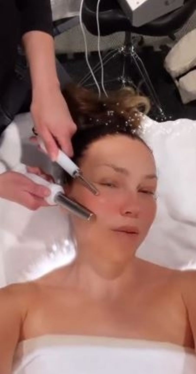 Intervención de belleza de Thalía 