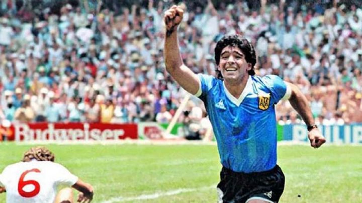 Compañía subasta la playera de la 'Mano de Dios' de Maradona en México 86