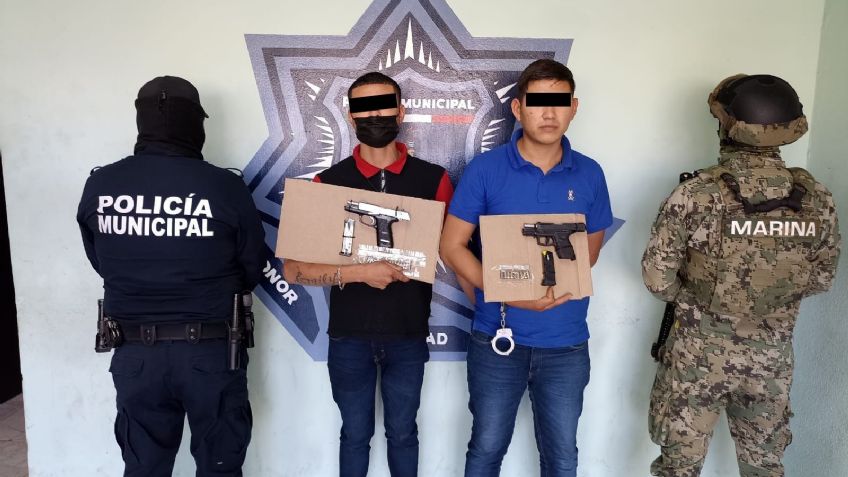¡Golpe al crimen en Ciudad Obregón! Por atraco violento, detienen a 2 presuntos ladrones