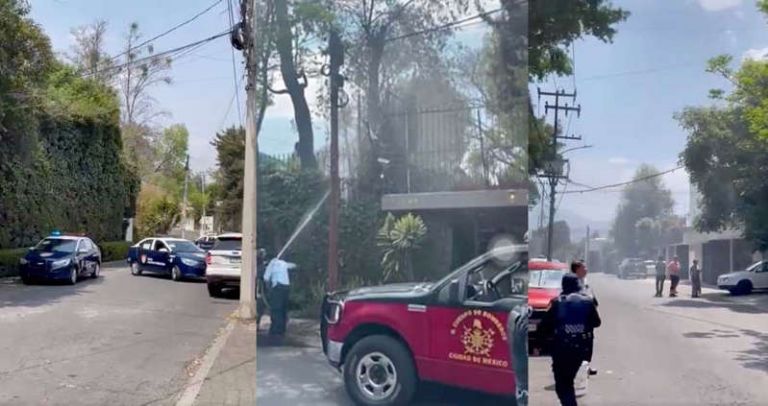 Autoridades se movilizaron por incendio en casa de Daniel Bisogno