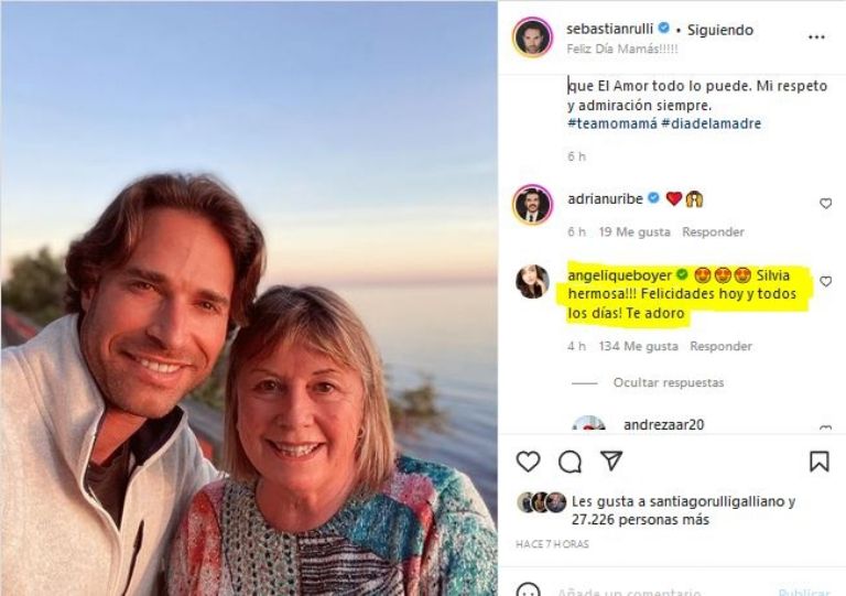 Angelique Boyer manda mensaje a su suegra