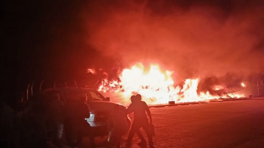 Voraz incendio en instalaciones de la Guardia Nacional causa pánico y moviliza a las autoridades