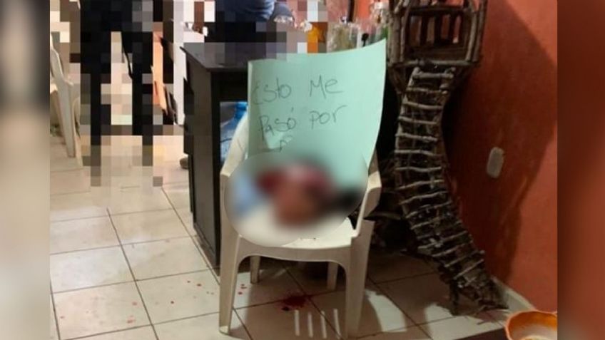 Autoridades encuentran cabeza humana junto a 'narcomensaje' dentro de una casa