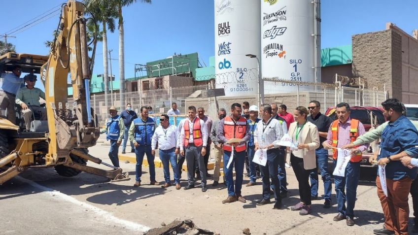 Comienzan obras de rehabilitación en calles del Parque Industrial de Ciudad Obregón