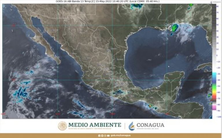 Conagua comparte el pronóstico del clima y el tiempo que se prevé en el Valle de México.