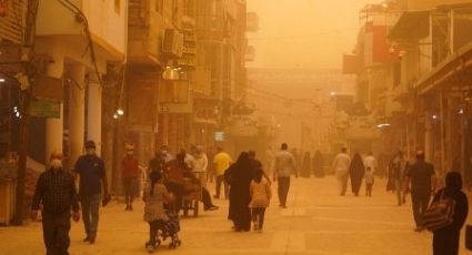 Alarmante: Tormenta de arena afecta Irak; Aeropuertos y escuelas cierran por precaución