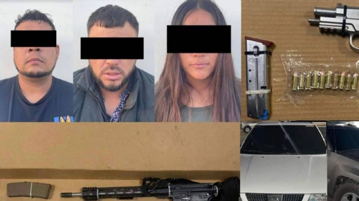Golpe al crimen: Tres personas son aseguradas en Altar con armas, cartuchos y drogas