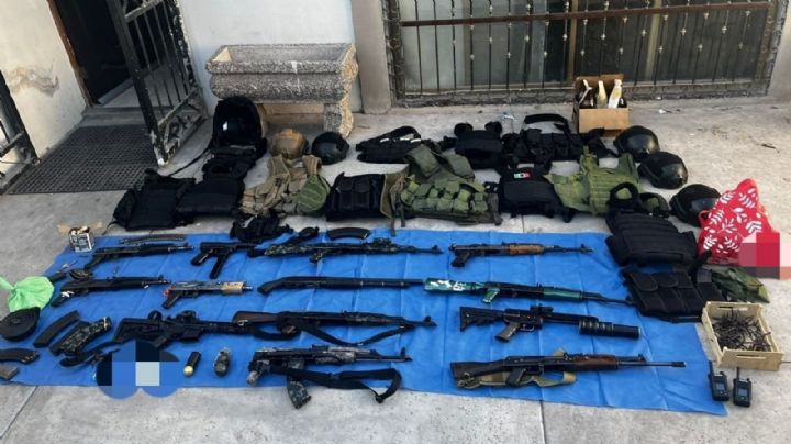 Golpe al narco en Ciudad Obregón: Incautan armamento, explosivos, drogas y vehículos