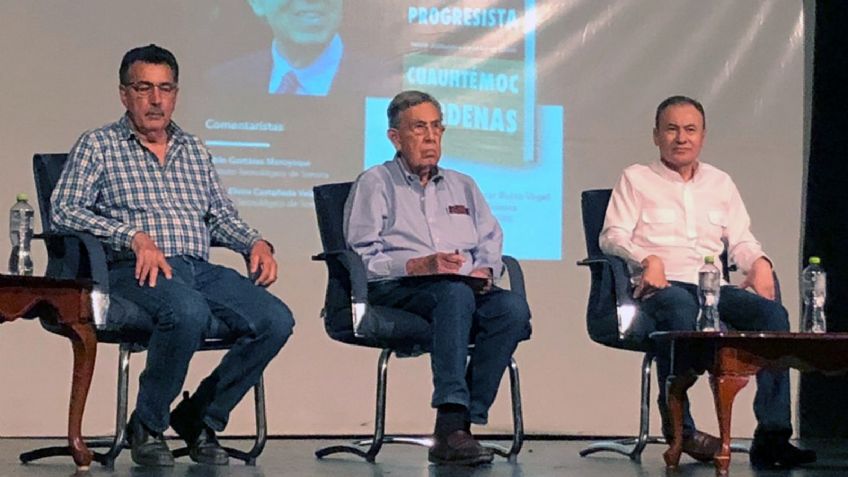 Cuauhtémoc Cárdenas presenta su libro 'Por una Democracia Progresista' en Cajeme 