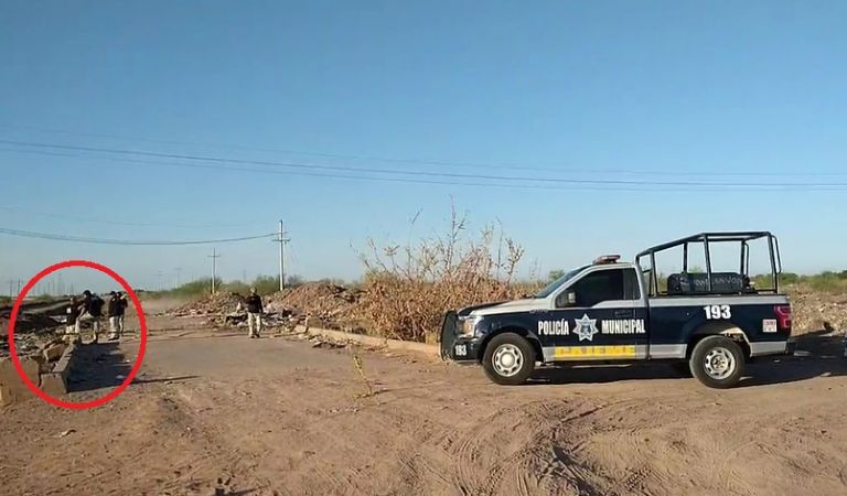 Autoridades se movilizaron por la presencia de tres cuerpos sin vida tirados en Ciudad Obregón.