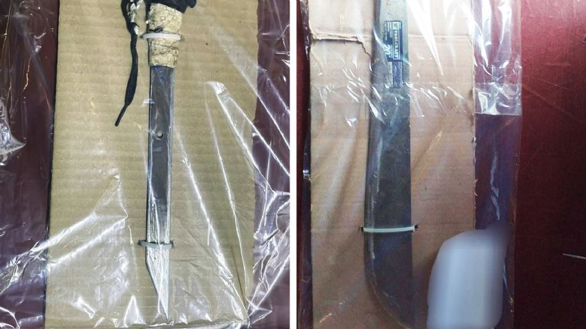 Hermosillo: Sacan de las calles a dos peligrosos sujetos armados con machetes