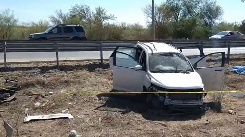 Fatal accidente: Conductor de camioneta se sale de la carretera en Cajeme; hay un muerto y 4 heridos