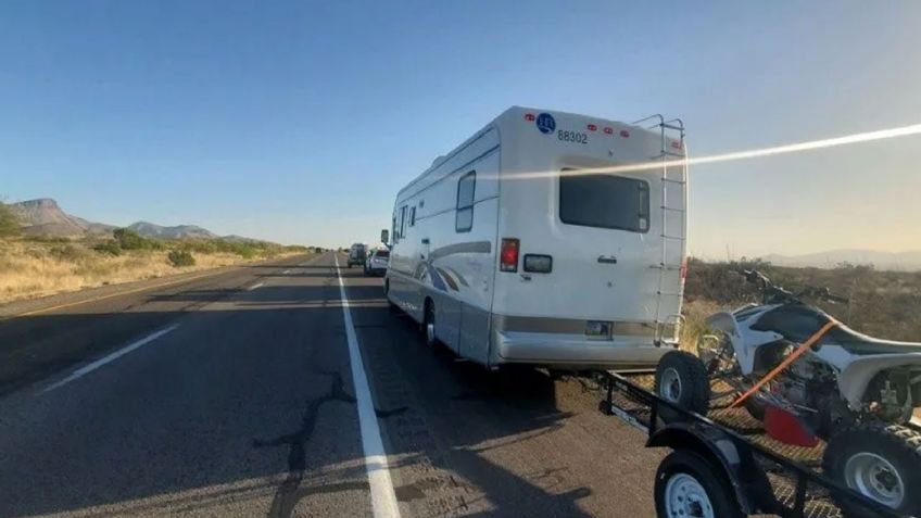 Patrulla Fronteriza asegura casa rodante que transportaba migrantes en Arizona