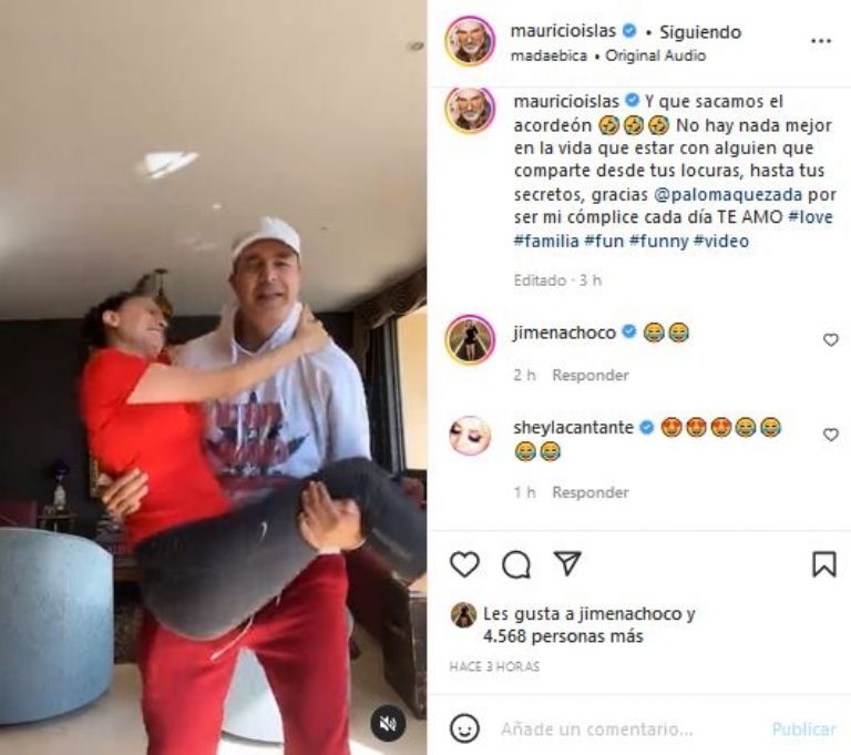 Mauricio Islas baila con Paloma Quezada