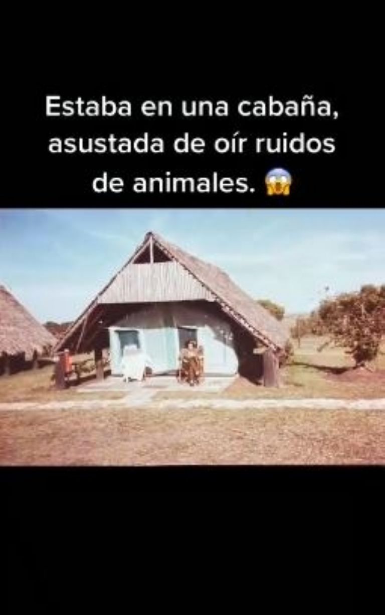 Foto de la cabaña en la que Ana Martín habría pasado la noche