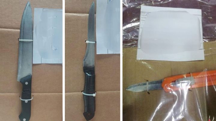 Alto a la delincuencia: Tres sujetos son detenidos en Hermosillo con armas blancas