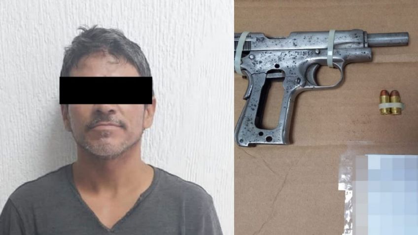 Alto al crimen en Ciudad Obregón: Detienen a Francisco 'N' cargando un arma en Villa Bonita