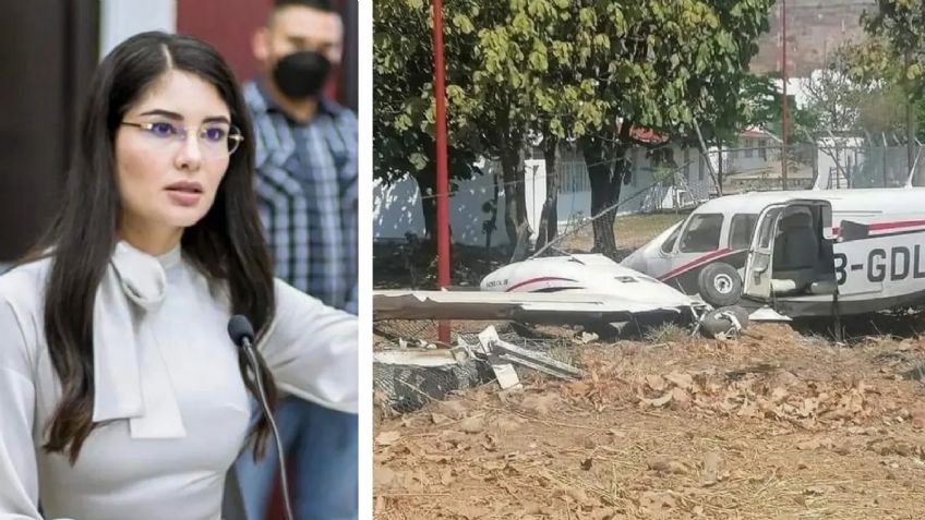 Se accidenta avioneta de la alcaldesa de Tepic, Geraldine Ponce; este es su estado de salud
