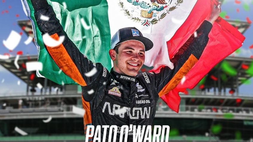 ¡Rápidos y exitosos! El mexicano Pato O'Ward sube al podio en las 500 Millas de Indianápolis