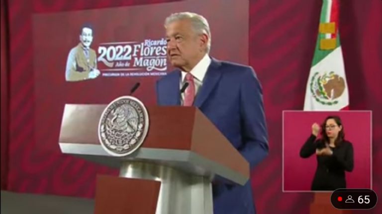 En la imagen, el presidente AMLO en conferencia de prensa desde Palacio Nacional. Crédito: Canal de YouTube de AMLO